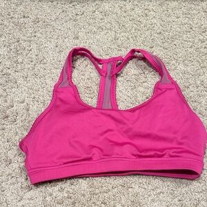 Pink Sports Bra